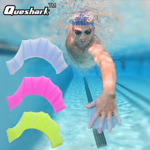 Image of Men Women Child Half finger Silicone Swimming Fins Swim Pool Sports