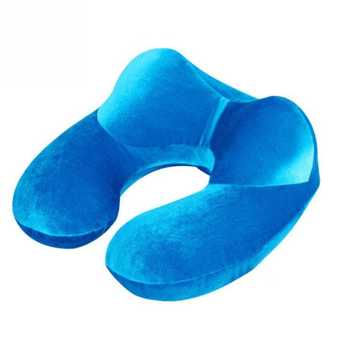 Image of Travel Pillow for Airplane Inflatable Neck Pillow Travel Accessories