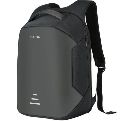 Image of BAIBU NEW Men 15.6 Laptop Backpack Anti Theft Backpack Usb Charging