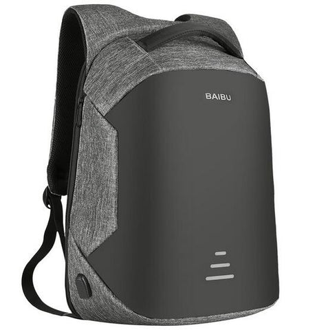 Image of BAIBU NEW Men 15.6 Laptop Backpack Anti Theft Backpack Usb Charging