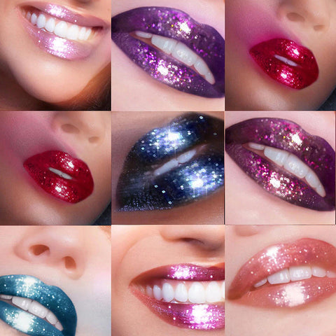 Image of Matte to Glitter Liquid Lipstick Long lasting Magical Color
