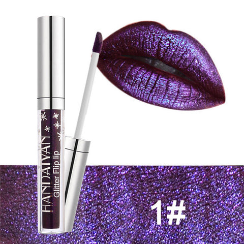 Image of Matte to Glitter Liquid Lipstick Long lasting Magical Color