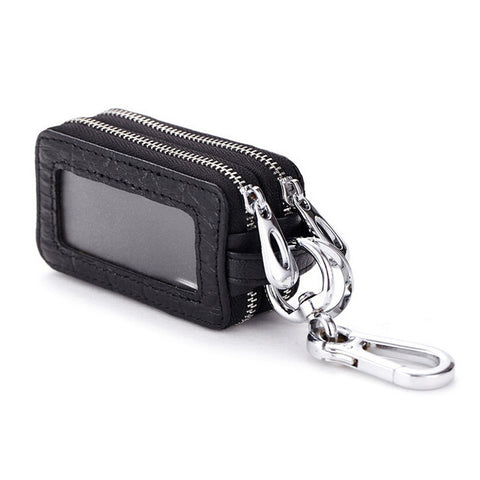 Image of key holder double layers car key case keysmart organizer housekeeper female wallet