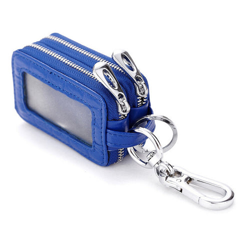 Image of key holder double layers car key case keysmart organizer housekeeper female wallet