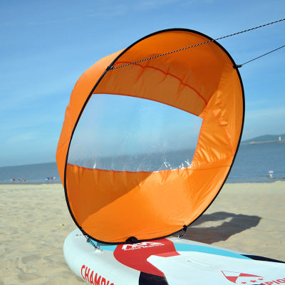 Image of wind Paddle Kit Popup Board Sail Rowing Downwind Boat