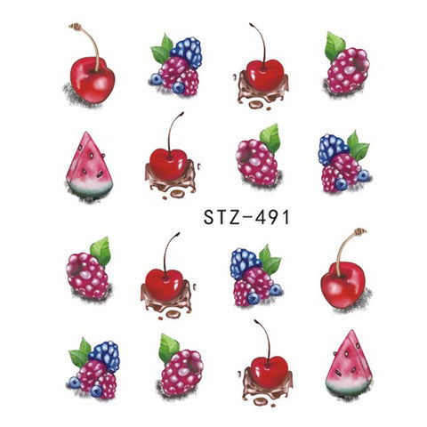 Image of 1 Sheet Black Necklace Jewelry Design Water Transfer Sticker Nail Art