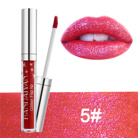 Image of Matte to Glitter Liquid Lipstick Long lasting Magical Color